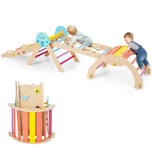 Foldable climbing set for - set,