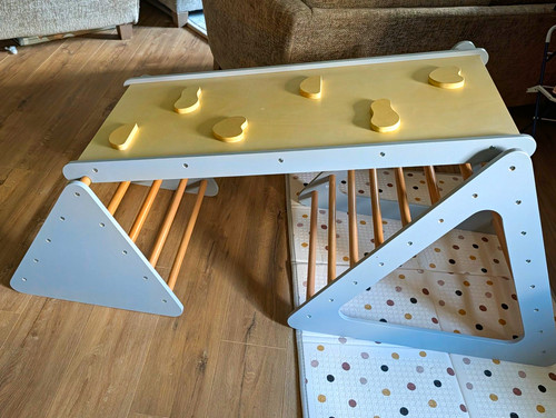 Wooden toddler climbing frame - climbing,