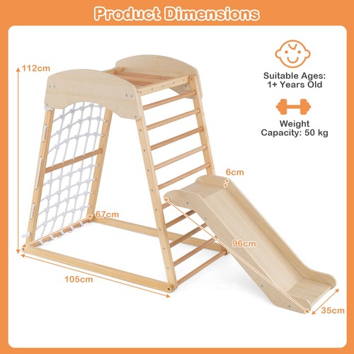 Wooden jungle gym - wooden,