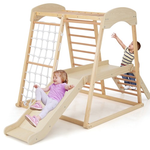 Wooden jungle gym - 1,