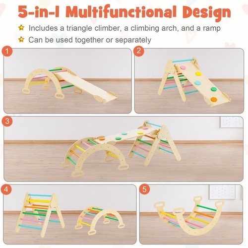 Triangle climbing set - 3-in-1,