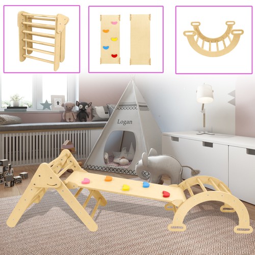 Wooden climbing set - 7-in-1,