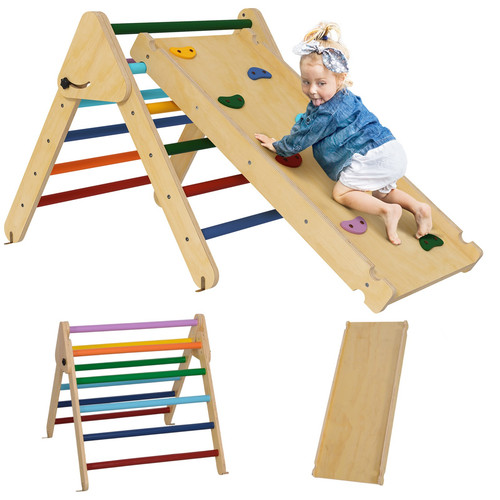 Toddler climbing frame - toddler, wooden