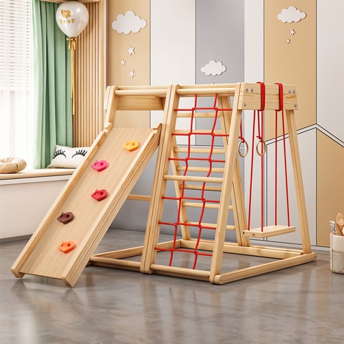 Kids climbing set wood jungle - kids,
