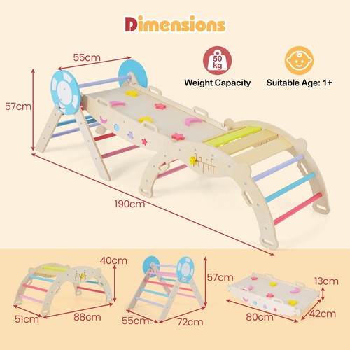 Indoor wooden baby - wooden, triangle